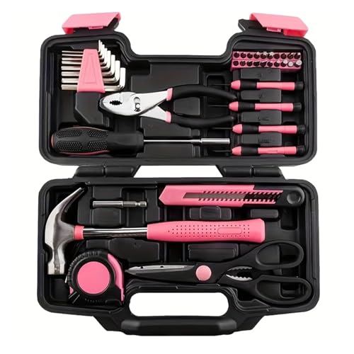 Set de herramientas combinado para hogar color rojo miniatura 5