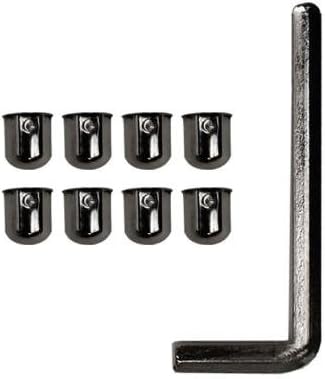 VioGi Fit 4pcs Front+Rear Polished Stainless Steel 17" Dually 8 Lug 4 Hand Hole Wheel Simulators Hub Caps Skins Liners Covers w/Installation Kits & Tools : Automotive