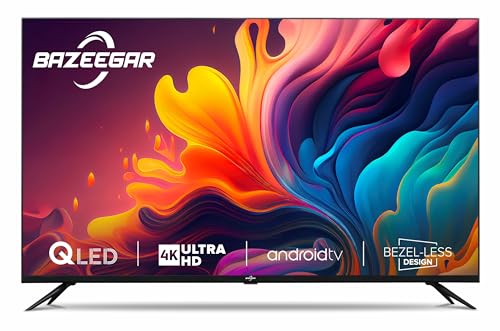 Image of 109 cm (43 inches) Infinity Series 4K Ultra HD Smart QLED Android TV BAZQL43F1 (Black)