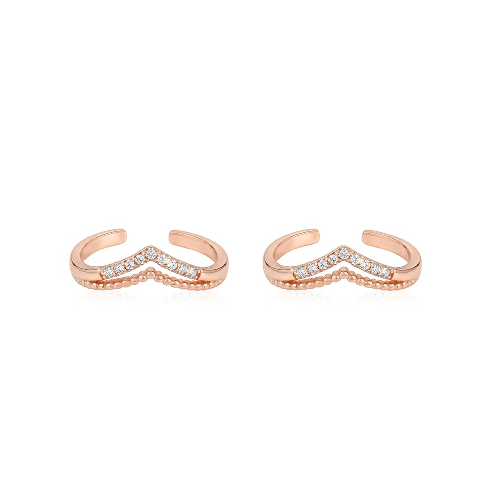 Pure 925 Silver Adjustable Wishbone Toe Ring for Women-picture-17