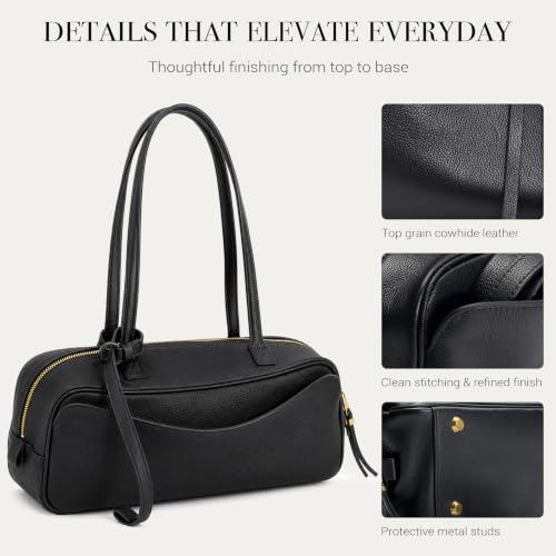 East West Shoulder Bag Top-Grain Leather