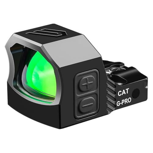 Cyelee CAT G-PRO Green Dot Sight for RMSc/407k/507k Footprint - 3MOA Reflex Sight with Motion...