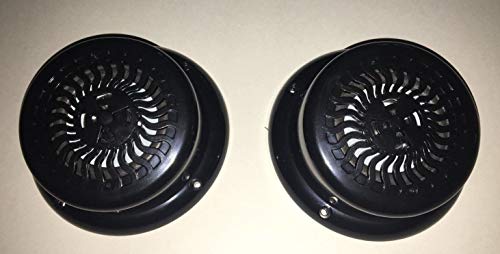 Pummell Drive 2 RV Marine Gloss Black Wavy Blue LED 5.25" Flush Mount Speaker UV Waterproof - Thumbnail 7