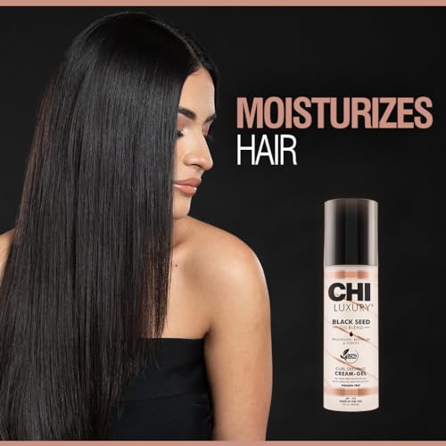 CHI Luxury Black Seed Oil Curl Defining Cream Gel, Defines Curl, Controls Frizz & Strengthens Hair For Shine, Sulfate, Paraben & Gluten-Free, 5 Oz - image 3