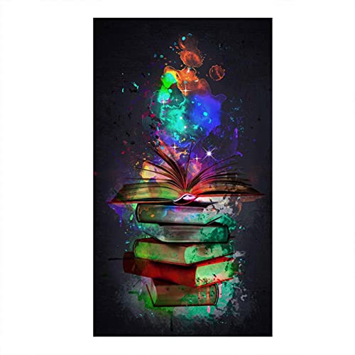 Póster de graffiti abstracto de libros para decoración de salón y dormitorio 4