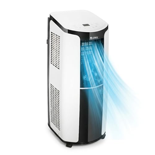 Gree 1Ton Portable Air Conditioner With Remote controlled, Child Lock Protection, LED Display, Up To 17M Air Flow, Sleep Mode Function, Rotary Compressor, Cmatic-S12C1-5 Years Full Parts Warranty.