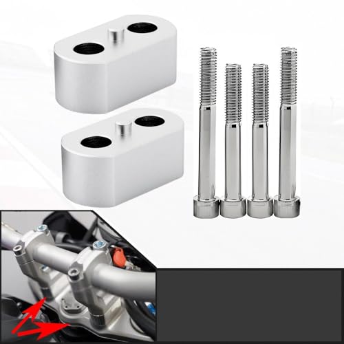 Rehausseurs de guidon moto 20mm collier fixation pontet guidon Tiger Explorer 1200 XC XR XRT XRX