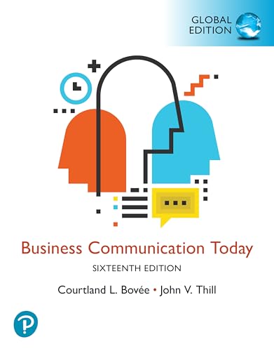 Business Communication Today, Global Edition