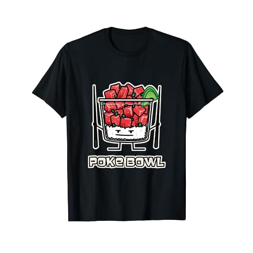 Poke bowl Hawaii raw fish salad chopsticks aku T-Shirt