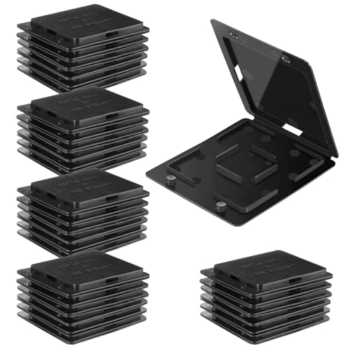 30 PCS Hive Beetle Traps for Bee Hives, Reusable Small Hive Beetle Traps, Black Plastic Beekeeping...