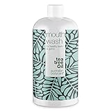 Mundspülung mit antibakteriellem Teebaumöl - 500ml | Pflegt und lindert gereiztes und blutendes Zahnfleisch | für eine gesunde Mundhygiene ohne schlechten Atem | 100% vegan und dermatologisch getestet