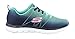 Skechers Sport Women's Flex Appeal 2.0 Fashion Sneaker, Navy/Aqua, 8.5 M US