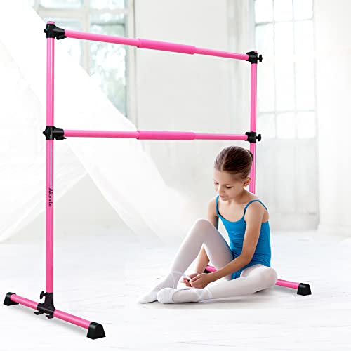 Akyate New And Improved 4 Ft Steel Portable Ballet Barre For Home，Adjustable And Portable Ballet Barre For Home And Gym #TOP4