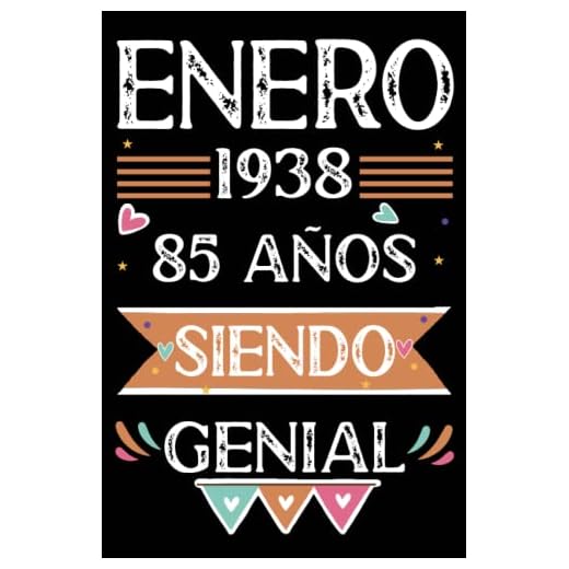 CUADERNO, Enero 1938, 85 Años Siendo Genial: Libro de visitas, cuaderno, 110 páginas de felicitaciones, idea de regalo, regalo Para la esposa, novia, mujer, La madre