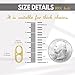 10K Gold Clasp Double Lobster Clasp Necklace Extender Clasp Bracelet Extension Connector for DIY Necklace Bracelet Jewelry Making(Style 1)