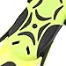 HERCHR Snorkel Fins, 1 Pair Swimming Fins PP Open Heel Swim Flippers TPR Adjustable Anti-Slip Diving Fins for Men Women Adult (Yellow Black)
