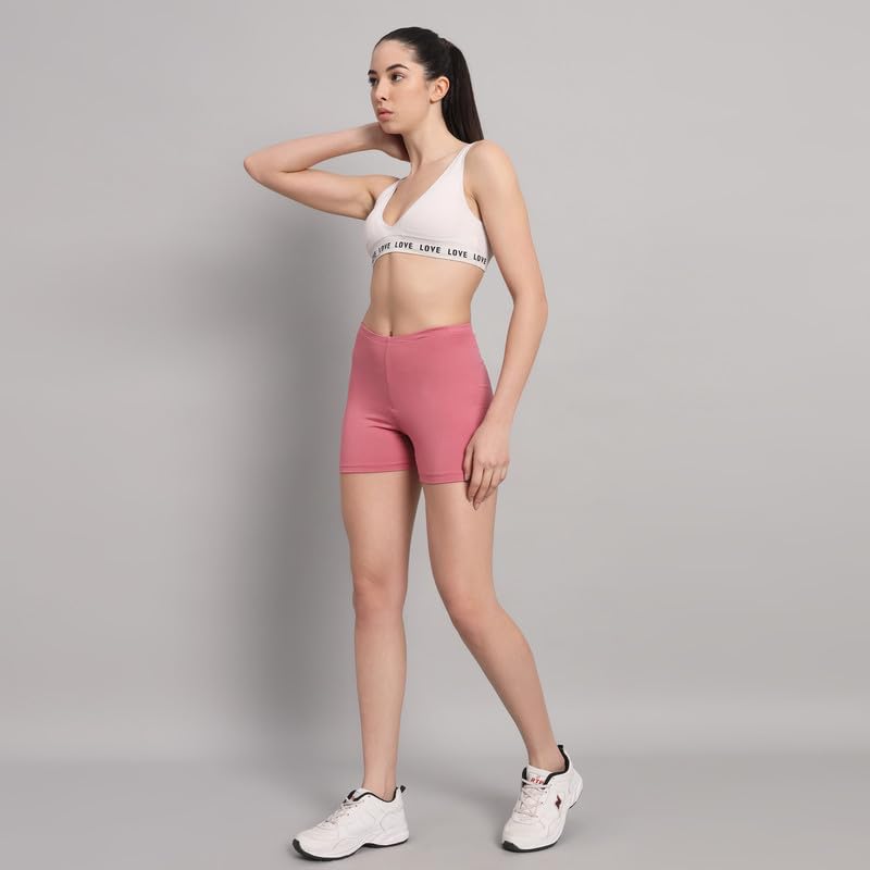 Image of Women's Workout Yoga Athletic Running Dance Gym Shorts High Waist Cheerleader Volleyball Short Pants