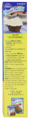 Pillsbury Moist Supreme Sugar Free Devil's Food Cake Mix, 16 Ounces (Pack Of 6) #TOP4