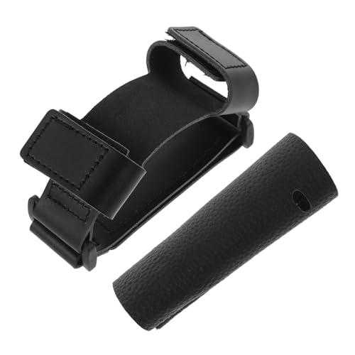 GALPADA 1Set French Horn Hand Guard Protector Durable PU Slip Grip Accessory for French Horn Players Comfortable and Wear Resistant Hand Rest with Closure