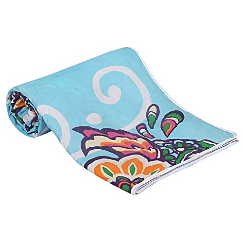 Image of Cotton 200 TC Quilt (Multicolour Queen)