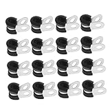 SEWACC 100pièces Serre-joints Acier Inoxydable Pinces Métalliques Pour Câbles Et Tuyaux...