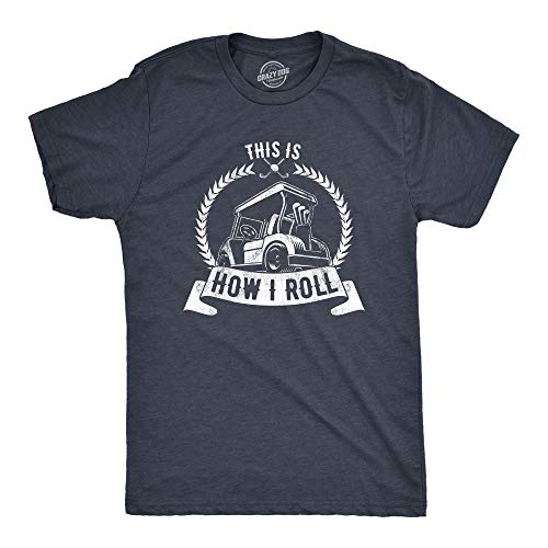 T-shirt golf homme graphique et amusant avec design imprimé pour joueur passionné