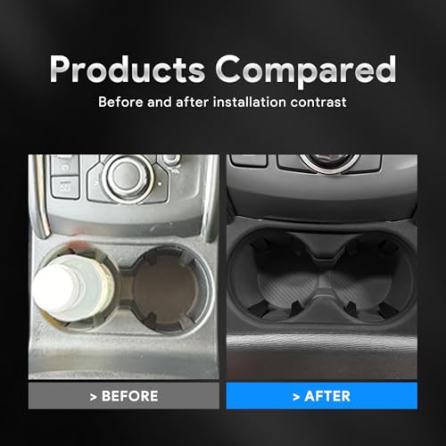 Insertos para Porta Vasos Mazda CX-5 2017-2025 Silicona miniatura 3