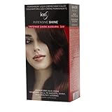 ION Intensive Shine Permanent Liqui-Creme Hair Color Kit Fade Resistant Gray Coverage 2.5 Times More Shine Brilliant Long Lasting Color - Intense Dark Auburn 3IR