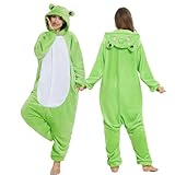 WELLCHY Pijamas de Animales para Adultos, Pijama Entero Mujer Invierno, Pijama Onesie Mono Traje de Cosplay, Disfraz de Animales para Festival de Carnaval Halloween Navidad