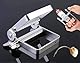 Tube Press/Tube Squeezer,Metall Tubenausdrücker Tubenquetscher,Extra große Größe 8,5cm Metallquetschwerkzeuge Lazy Zahnpastaspender Haarfarbe Farbstoff Kosmetische Squeezer Tube Wringer (Metall)