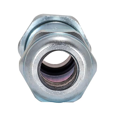Image of Eastman 3-7 /8 Inch Long Pattern Compression Coupling, 1 /2 Inch IPS, Galvanized Steel, 20562