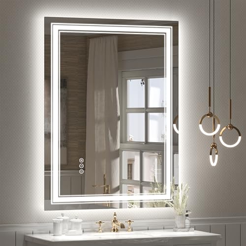 GOLOMO 20x28 LED Bathroom Mirror, Vanity Mirror with Lights, Backlit