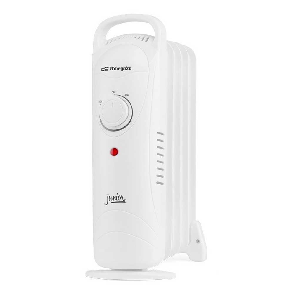 Orbegozo RO 720 - Radiador de aceite Junior, Protección Sobrecalentamiento, Silencioso, Asa de transporte, 700 W