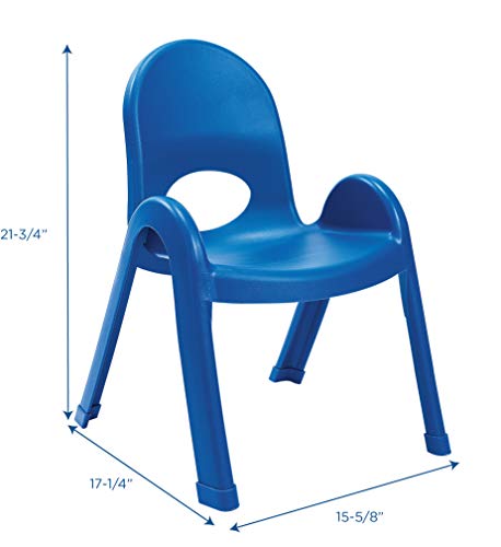 Angeles, Ab7711Pb, Value Stack 11"H Chair, Blue, School Desk, Boys & Girls Reading Nook Seating, Kids Playroom, Homeschool Or Classroom Furniture #TOP4