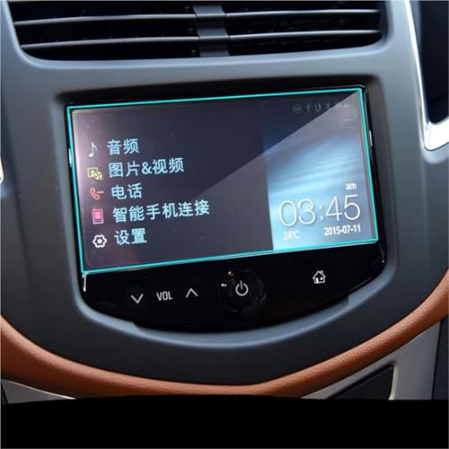 Verre trempé haut de gamme pour écran GPS Chevrolet Trax 2014-2016