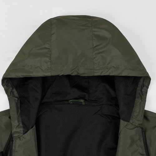 Image of MADHERO Mens Windbreaker Jacket Lightweight 90s Retro Wind Breakers