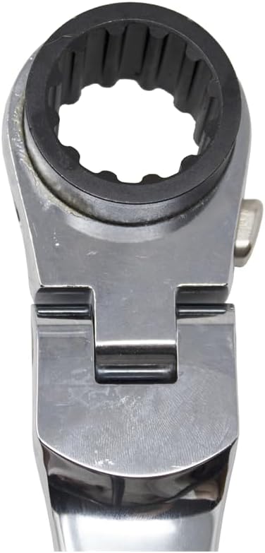 K Tool International XDDB27X30 Ratcheting Wrench Set, Extra Long Flexible Reversible Design, Dual Rotating Heads, Spline Plus Profile, Raised Box End, Tight Access Service