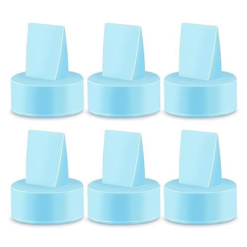 Image of Maymom Duckbill Valves Compatible with Spectra S1 Spectra S2 Spectra 9 Plus Spectra Synergy Gold Not Original Spectra Pump Parts Spectra S2 Parts Replace Spectra Valve (Blue, 6ct)