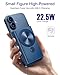 Kesguar Magnetic Portable Charger, 10000mAh 22.5W PD Super Fast Charging Wireless Power Bank. Ultra-Strong Magnet, USB C in&Out Battery Pack for Magsafe, iPhone 17/16/15/13/12 Pro Series, Dark Blue