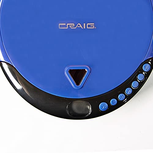 Craig Cd2808-Bl Personal Cd Player With Headphones In Blue And Black | Portable And Programmable Cd Player | Cd/Cd-R Compatible | Random And Repeat Playback Modes | #TOP7