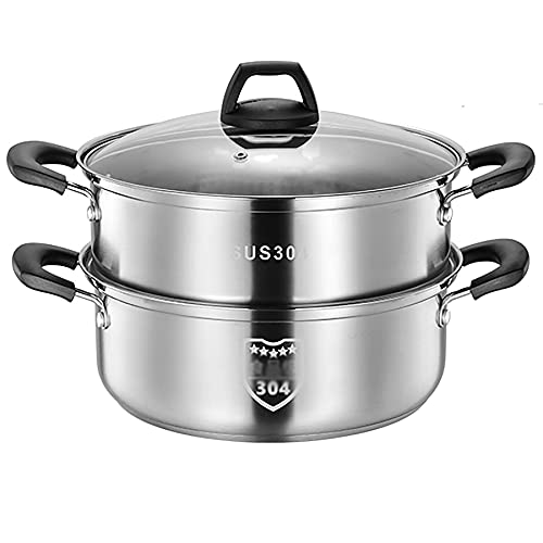 Marmite vapeur inox 30cm pour partager de grands repas en famille