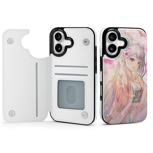 BFLiRuW �Ή� iPhone 17 �P�[�X �蒠�^ �G�~���A ���[�� iPhone 17 Air 17 Pro 17 Pro Max �p �J�o�[ �X�}�z�P�[�X ����PU���U�[ �J�[�h���[ ���z�^ �ϏՌ� �}�O�l�b�g �X�^���h�@�\�t�� iPhone 1