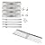 Utheer Grill Warming Rack for Nexgrill 4 Burner 720-0830H, 720-0888 Gas Grill Models, Stainless Steel Adjustable Rack