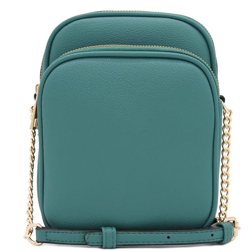 Image of FashionPuzzle Multi Pocket PU Leather Casual Medium Crossbody Bag with Adjustable Strap