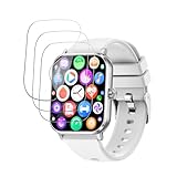 対応 KAKA TK19 スマートウォッチ 1.83インチ 保護フィルム 高い透明度 水や油に 強い 飛散防止 薄型 指紋防止 反射低減 TPU製柔軟フィルム【3枚入り】
