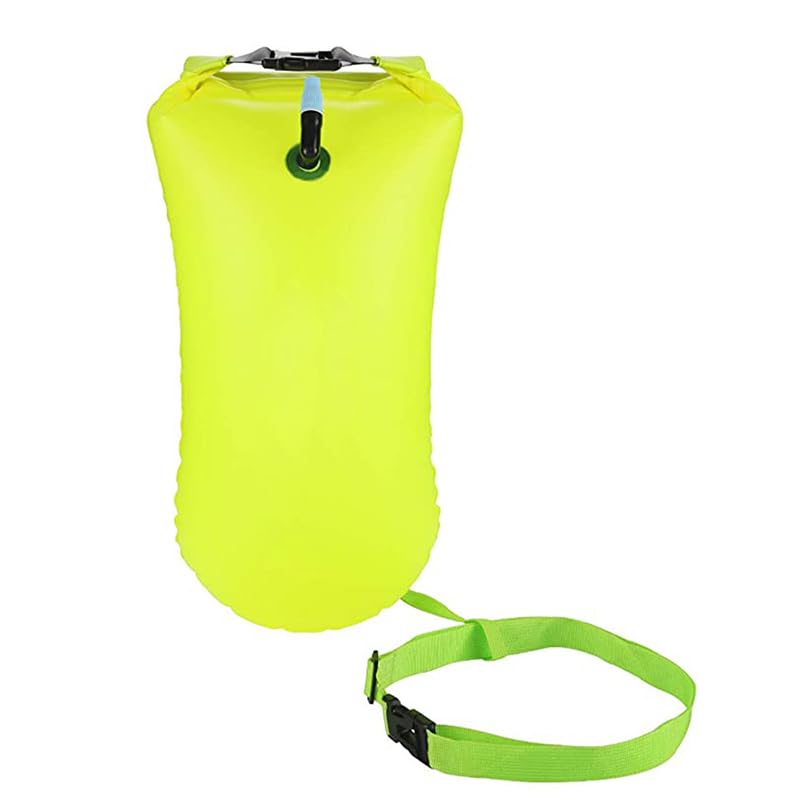 Tefexer Bolsa impermeable al aire libre para natación, almacenamiento, boya de seguimiento, pelota de seguimiento de agua de PVC, bolsa impermeable