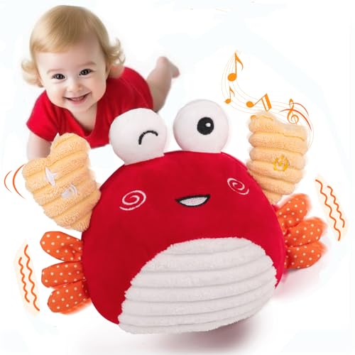 Krabbe Baby Spielzeug 6 7 8 9 10 11 12 Monate, Musikalische...