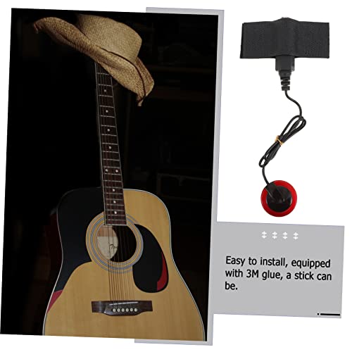 3 Pecas Pegar Violão Transmissor De Guitarra De Guitarra Captador De Som De Instrumento Captador De