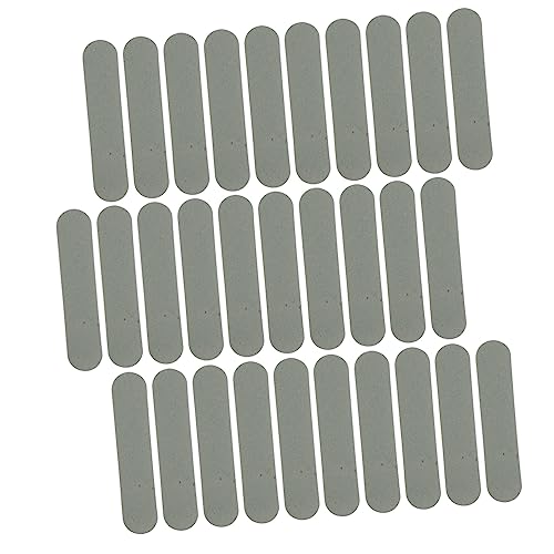 Housoutil Mini Silver Polishing Rods 50pcs Necklace Buffing Bars Set Jewelry Polish Tool Sanding Sticks for Nail Care Supplies