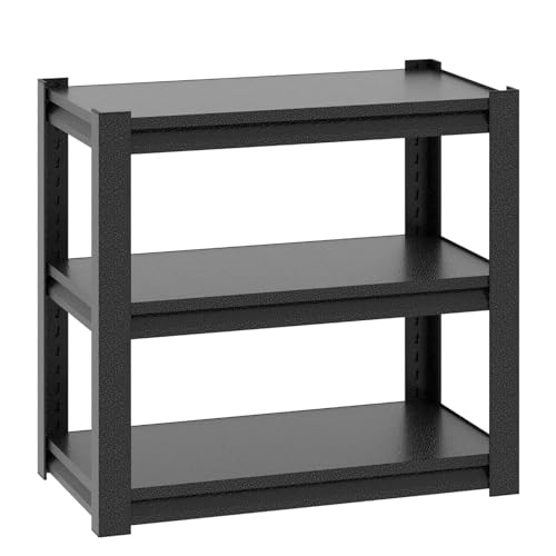 FRITHJILL Metal Storage Shelf, Adjustable 3-Tier Rack,